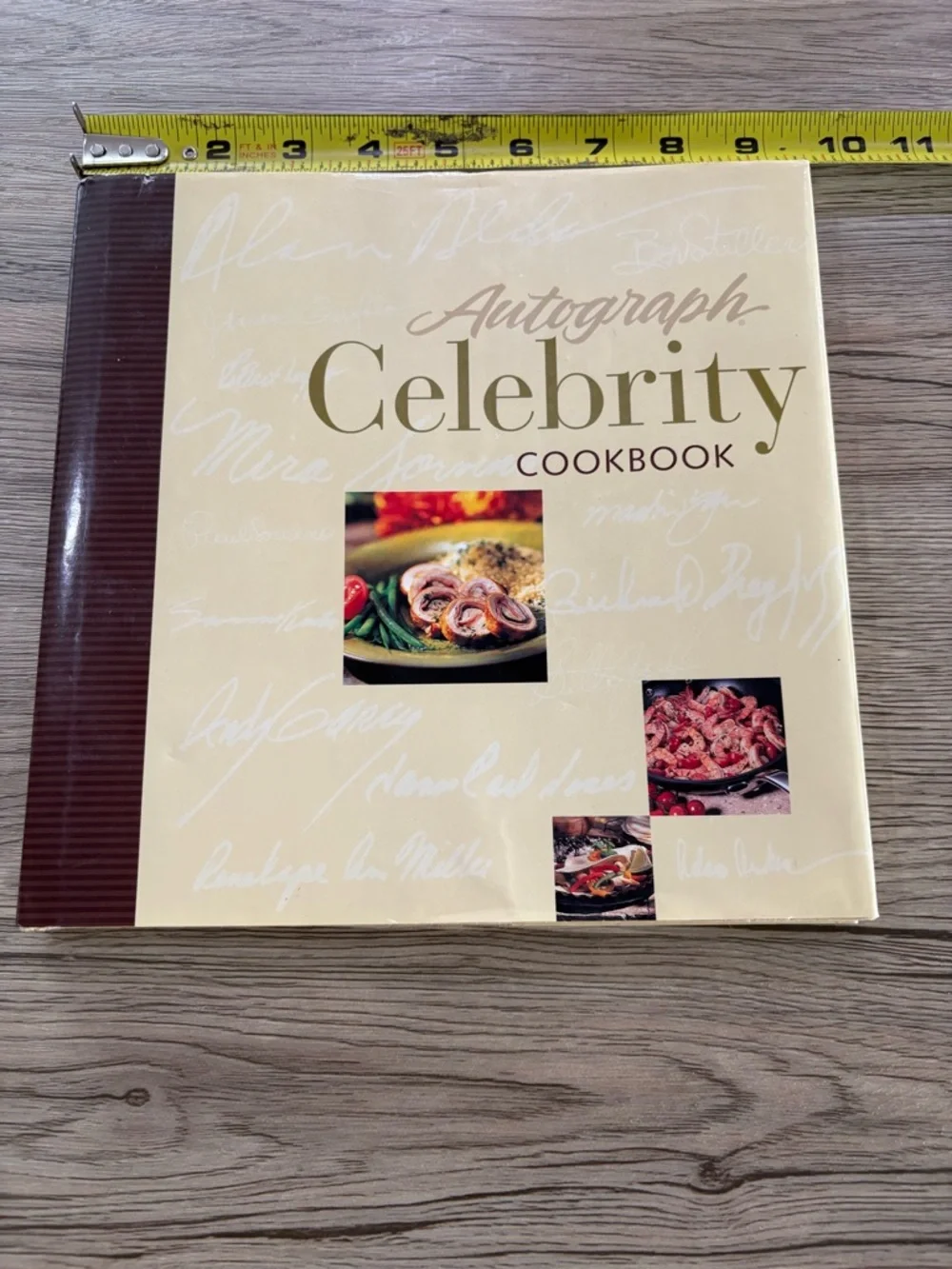 Vintage Autograph Celebrity Cookbook - Recipe Book Hardcover with Dust Jacket